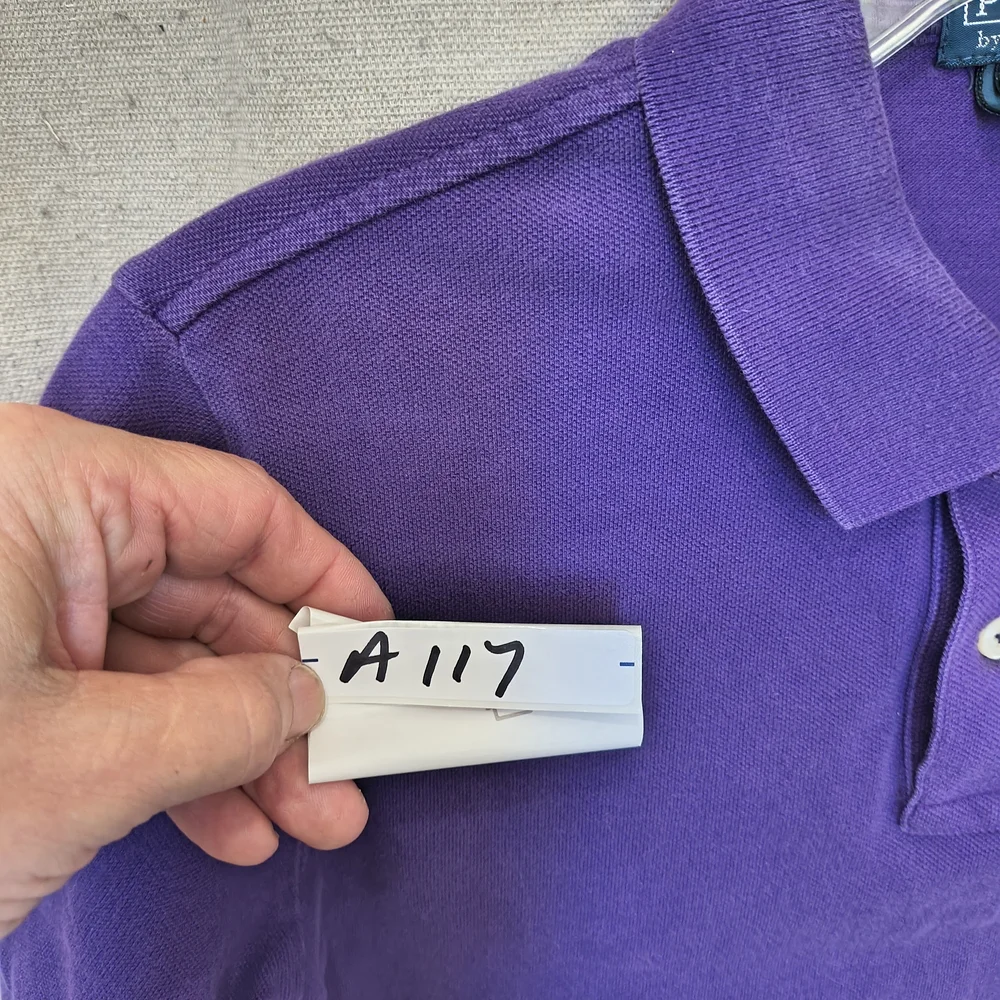 Ralph Lauren Youth Size 14/16 Large Purple Polo Shirt